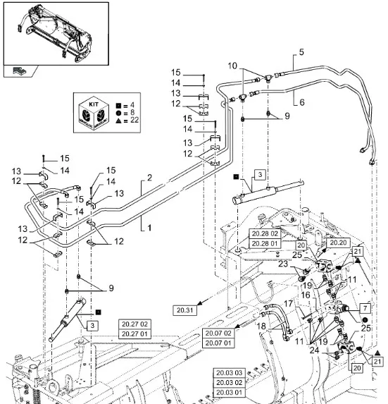 87372795 - гидроцилиндр